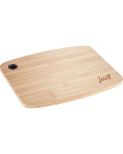 Large Bamboo Cutting Board with Silicone Grip