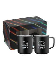 Rover Camp Mug 14oz Powder coated 2 in 1 Gift Set
