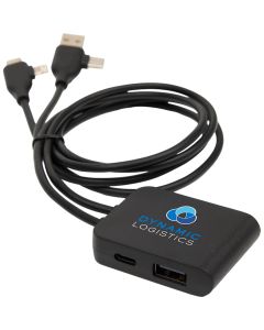 5-IN-1 Charging Cable with USB-A/C Hub