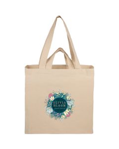 Organic 6oz Cotton Dual Carry Tote