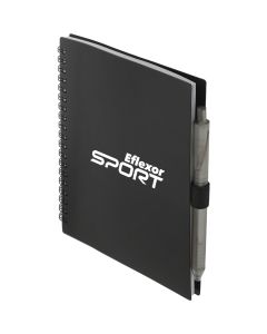5.5” x 7” FSC&#174; Recycled Spiral Notebook w/ RPET Pe