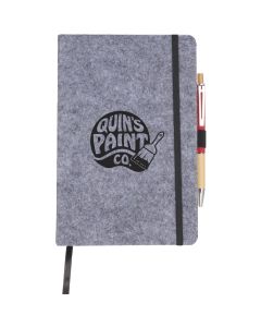 The Goods 8&quot; x 5.5&quot; Recycled Felt Bound Notebook