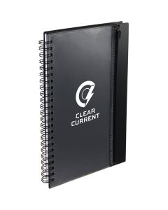 5.5&quot; x 8.5&quot; Spiral Notebook with Clear Pocket