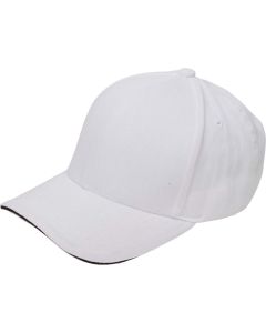 Recycled Cotton Twill 6 Panel Split Peak Ballcap