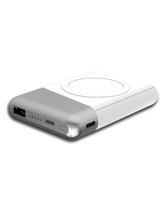 Laramie 5000mAh Power Bank with Wireless Charger