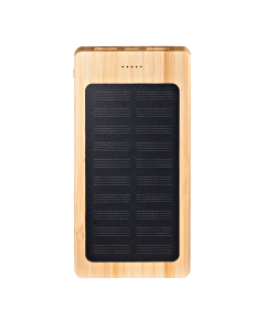 Marquette Solar Panel 8000mah Bamboo Power Bank
