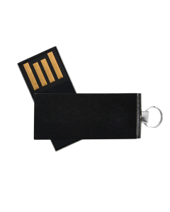 Willowbrook Black Aluminum Swivel USB