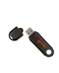 Ashton Translucent Round Cap USB Flash Drive