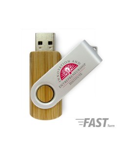 Batavia Carbonized Bamboo Swivel USB