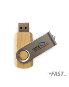 Batavia Maple Eco-Friendly Swivel USB