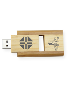 Preston Bamboo Flip Up USB