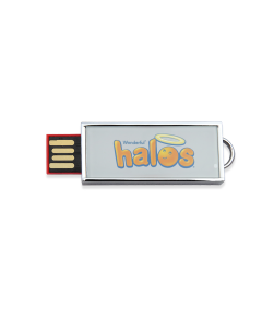 Alma Retractable Metal USB Flash Drive