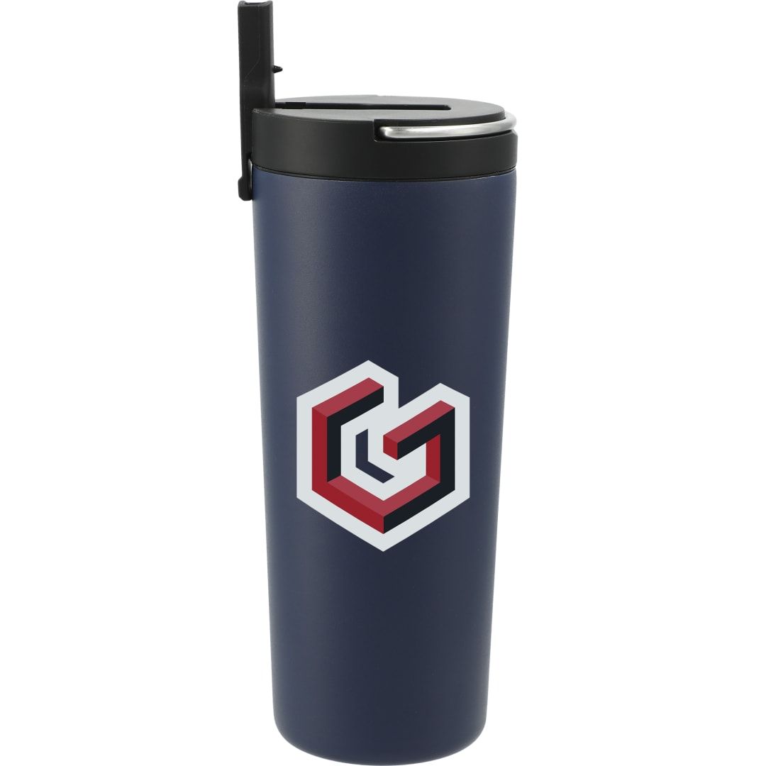 Thor Copper Insulated Tumbler 24oz Flip Straw Lid