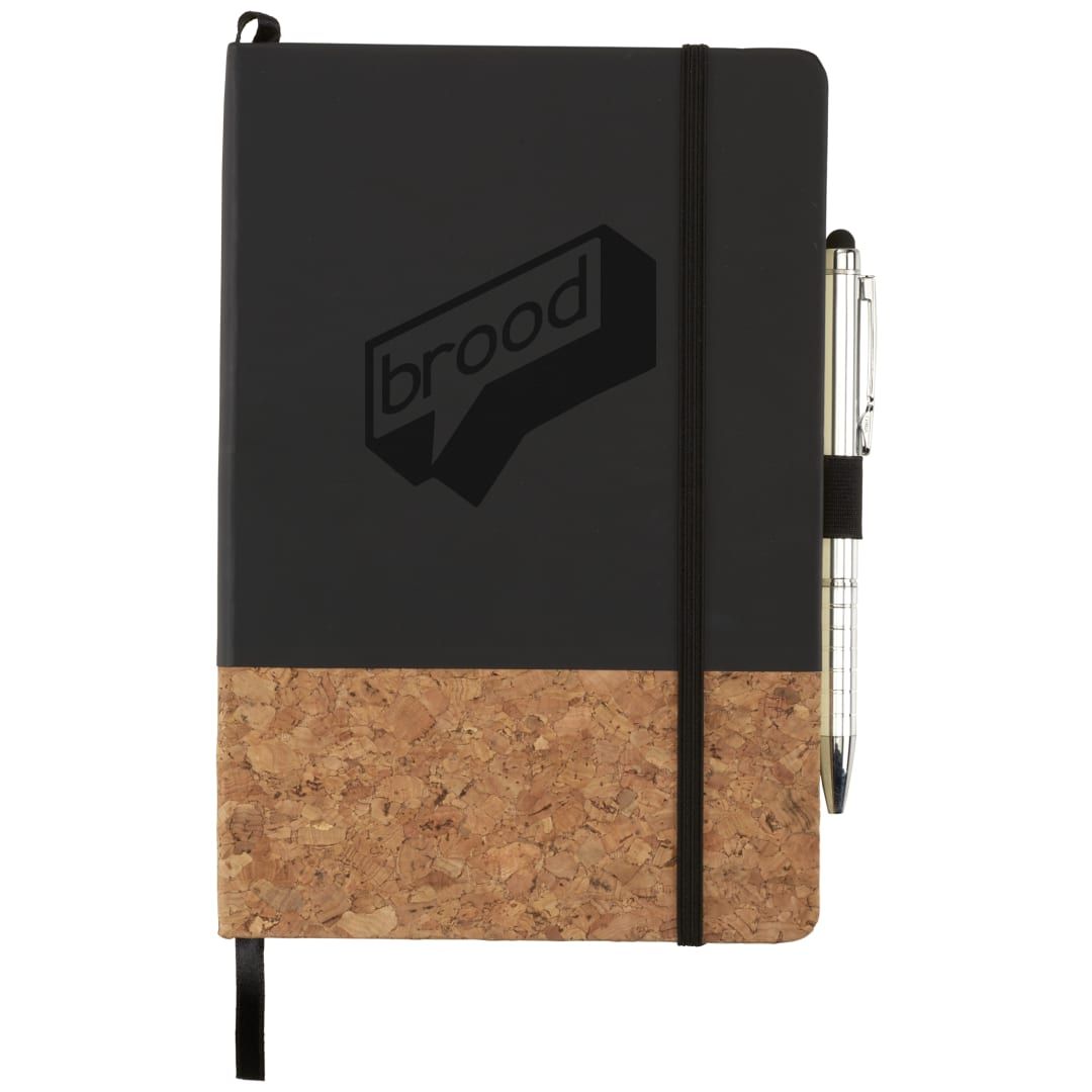 5.5" x 8.5" FSC® Lucca Cork Hard Bound JournalBook