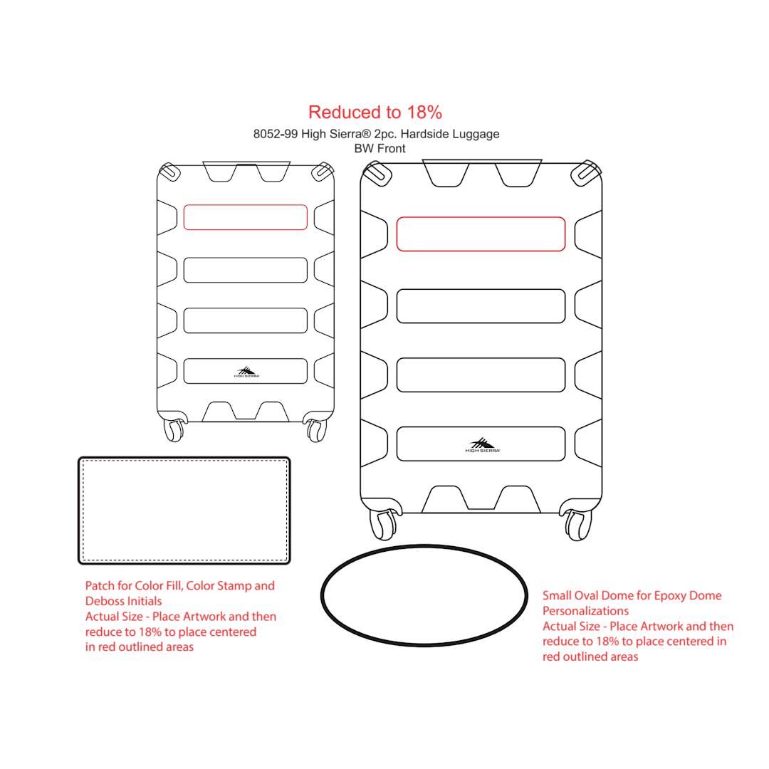 High Sierra® 2pc. Hardside Luggage Component