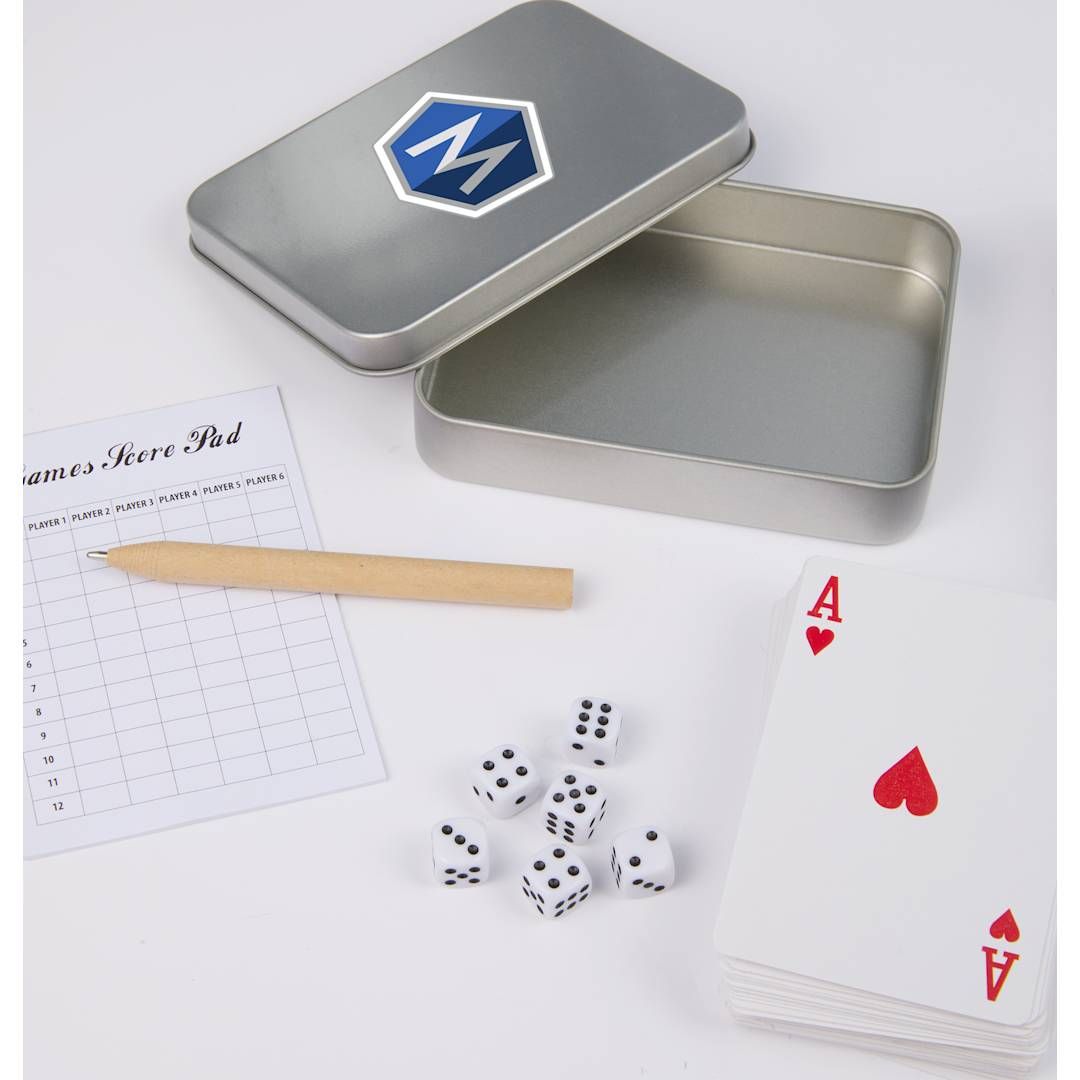 Playing Cards & Dice Game Set