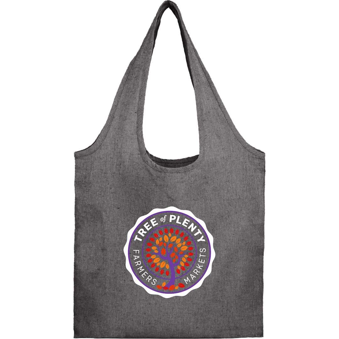 Recycled 5oz Cotton Twill Shopper Tote