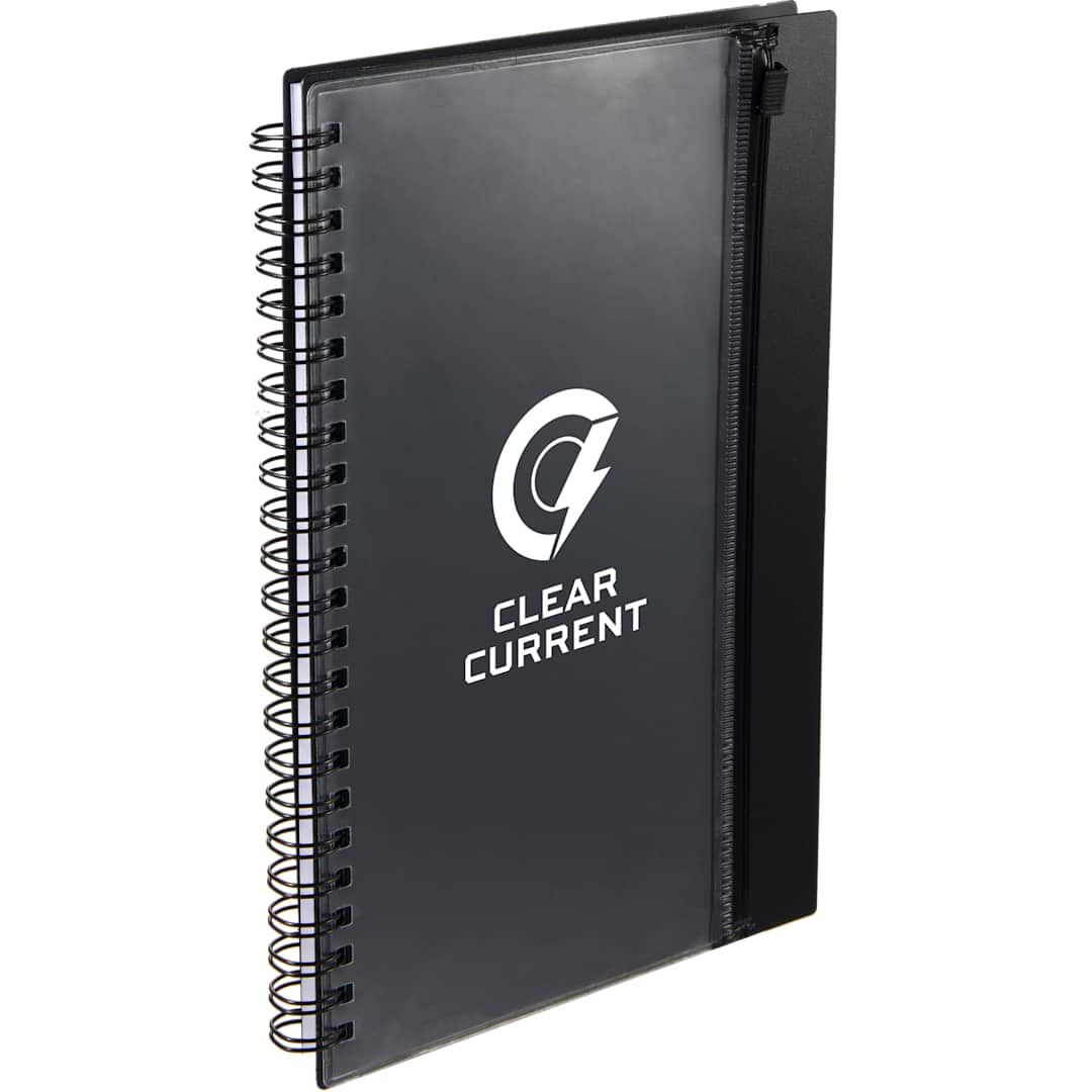 5.5" x 8.5" Spiral Notebook with Clear Pocket