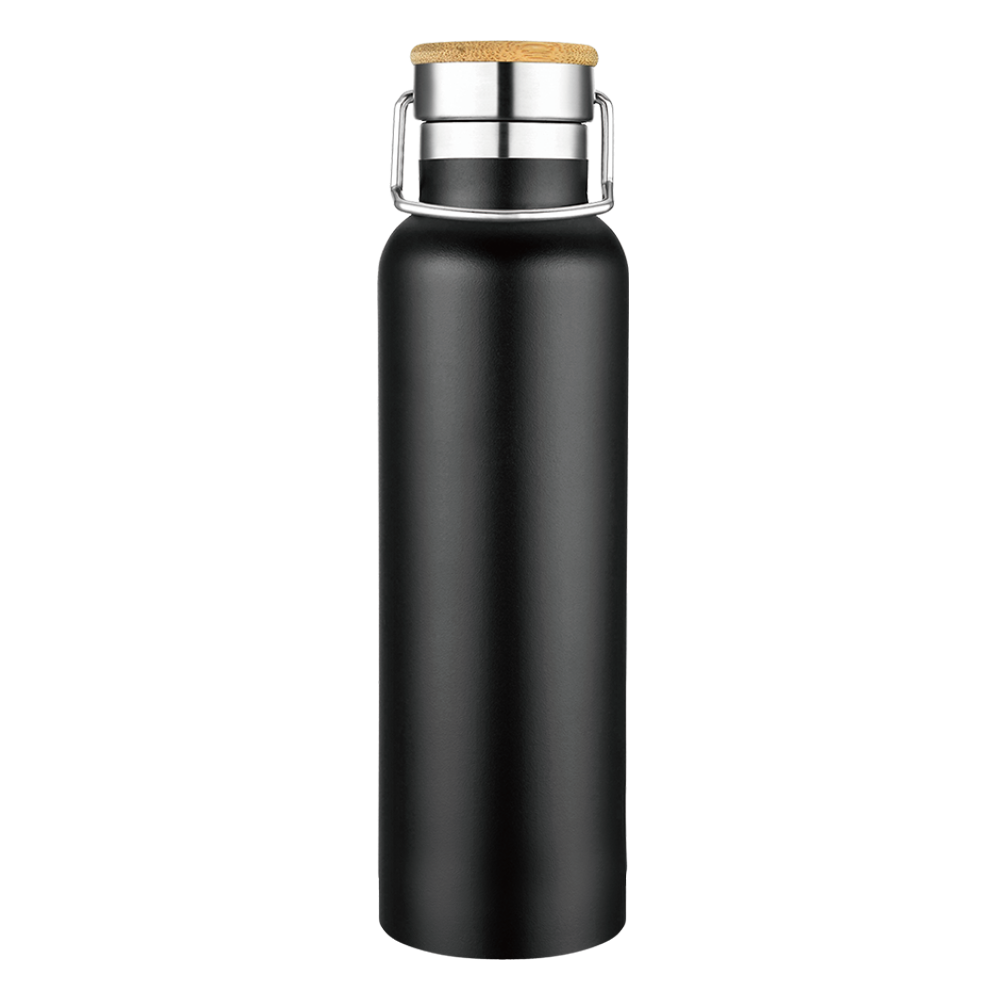 Smith 20oz Stainless Steel Bamboo Cap Water Bottle