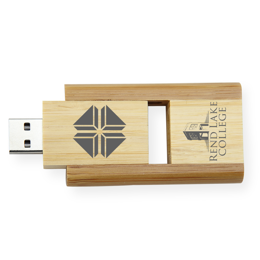 Preston Bamboo Flip Up USB