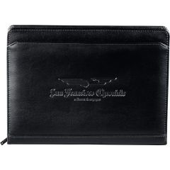 Manchester Zippered Padfolio with FSC® Mix Paper