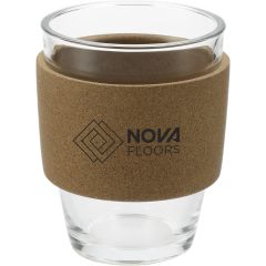 Brooklyn Glass cup with Cork Band 12oz