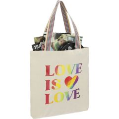 Rainbow Recycled 6oz Cotton Convention Tote