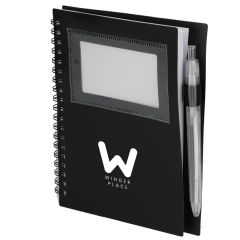 5" x 7" FSC® Recycled Star Spiral Notebook with Pe