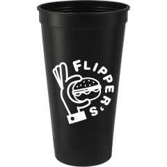 Solid 24oz Recycled Stadium Cup