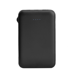 Drum 5000mAh Power Bank with Built-in Cable