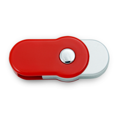 Winfield Rounded Red Swivel USB Flash Drive