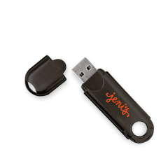 Ashton Translucent Round Cap USB Flash Drive