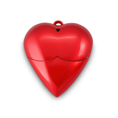 Red Heart Style USB Flash Drive