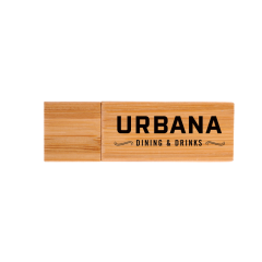 Elburn Ecru Bamboo Flash Drive