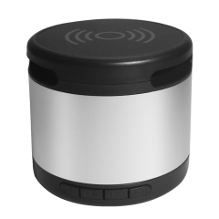 Jones Metal Bluetooth® Speaker w/ Wireless Charging Pad
