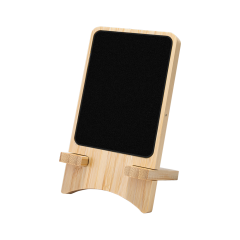 Full color Light-up Bamboo Wireless Charger Stand